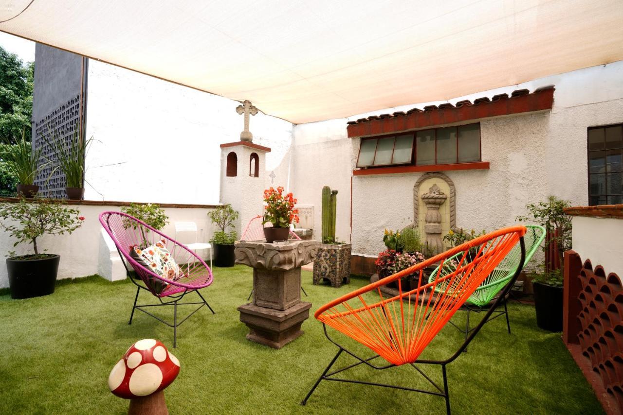 Fungi Hostal Condesa Mexiko-Stadt Exterior foto