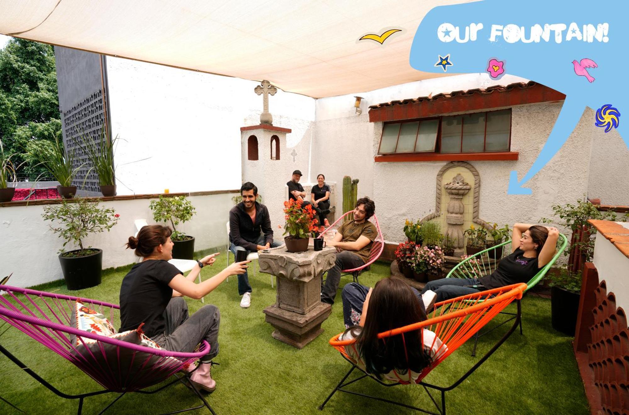 Fungi Hostal Condesa Mexiko-Stadt Exterior foto